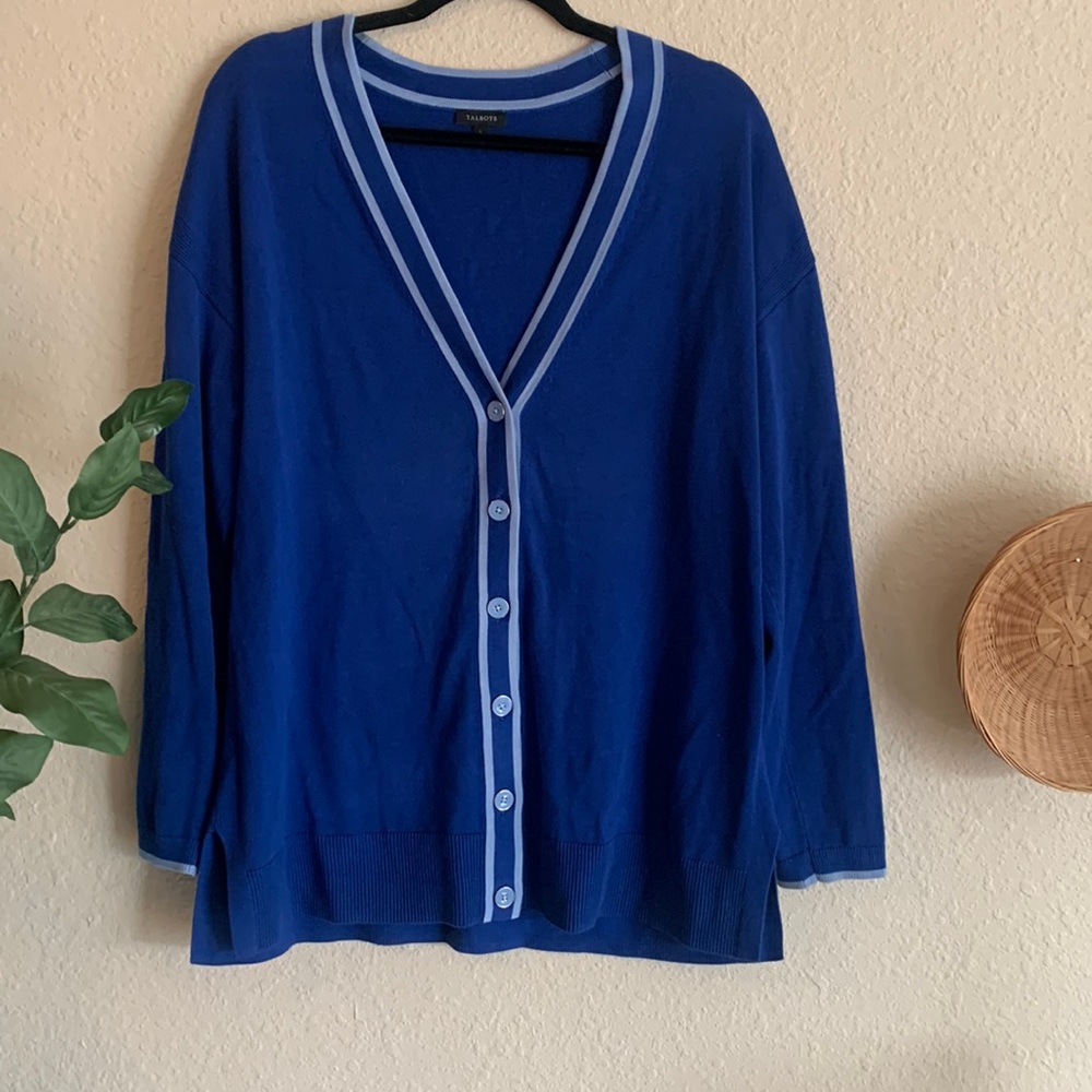 Talbots button up cardigan sweater